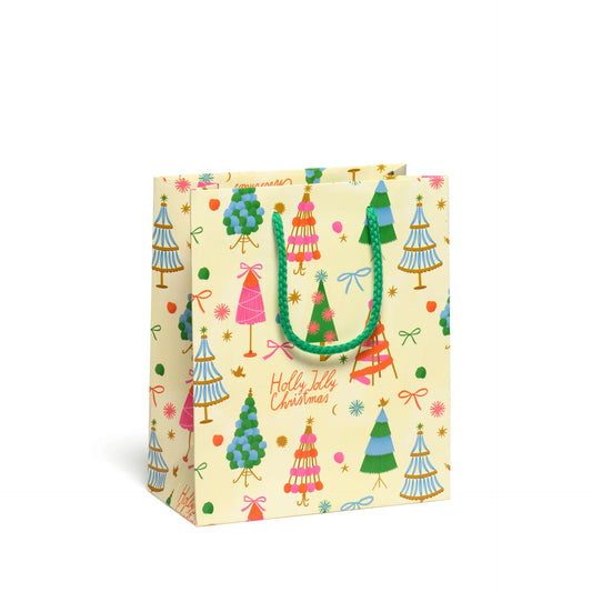 Holly Jolly Trees Gift Bags - Medium