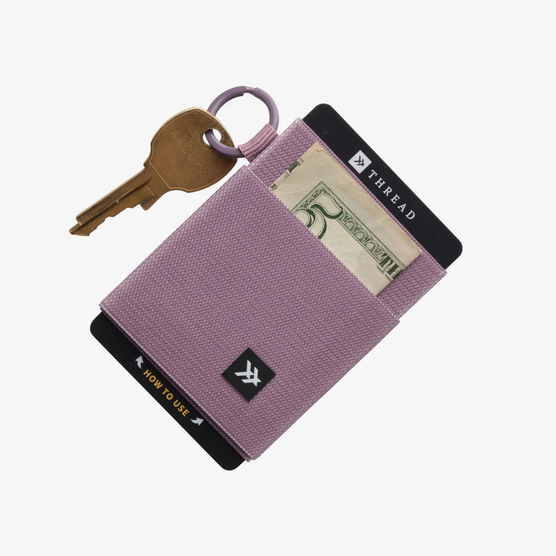 Mauve Elastic Wallet