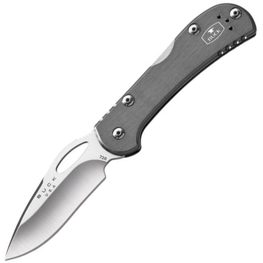 Buck Mini SpitFire Lockback Gray