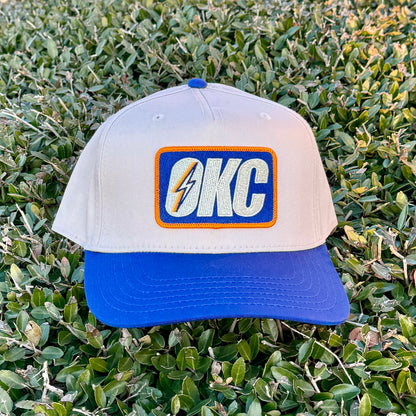 OKC Bolt Hat - Royal Blue/Cream