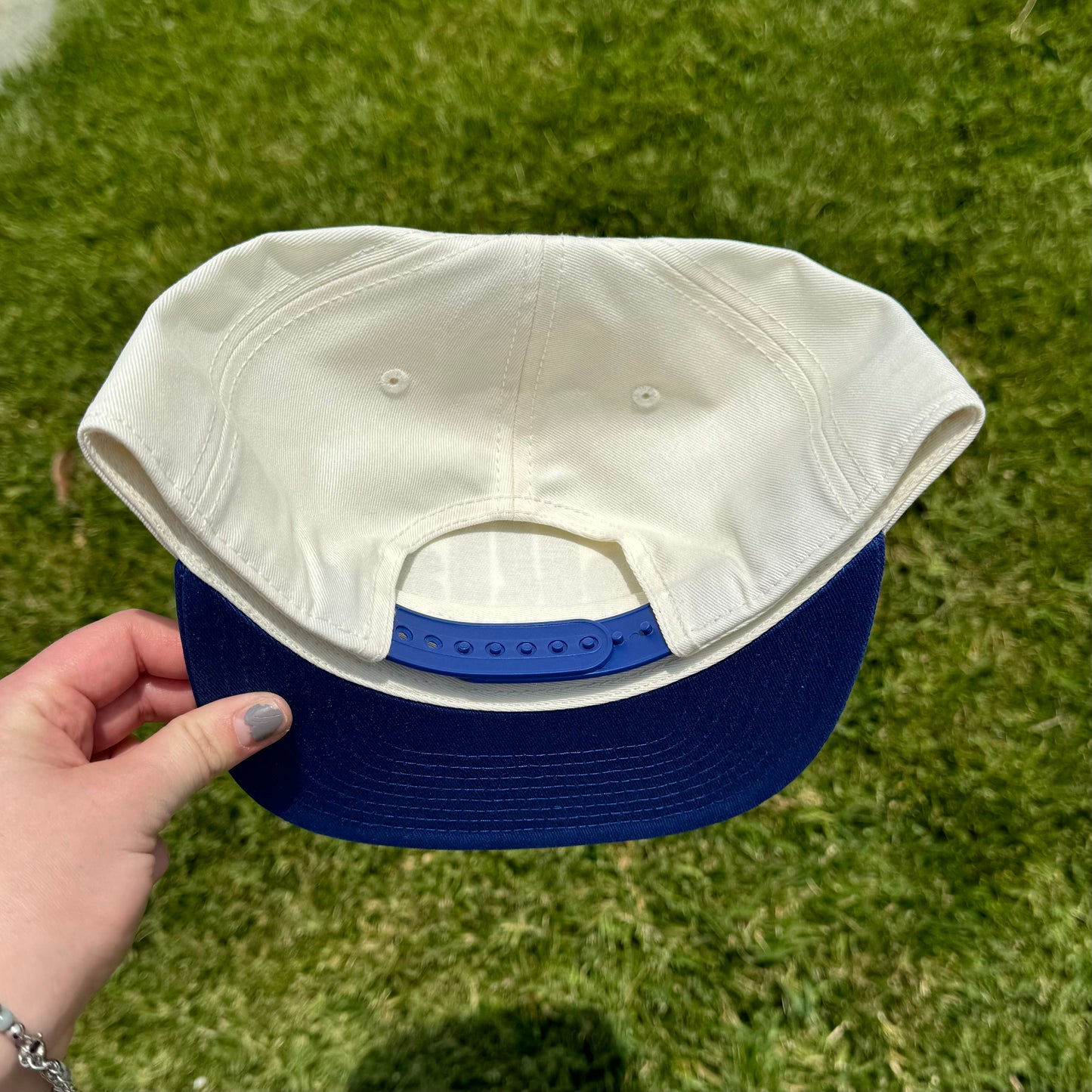 OKLA Two Tone Hat - Royal Blue