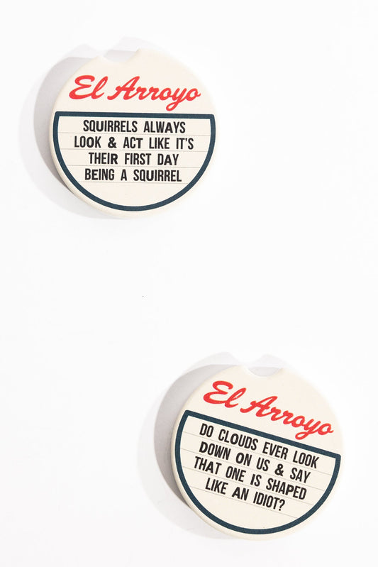 Car Coaster Set - Being A Squirrel