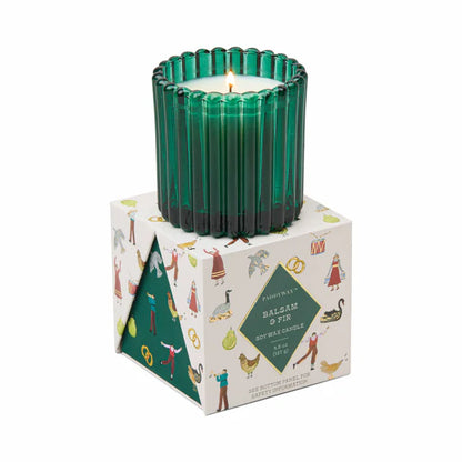 4.5 oz Holiday Merry Box Candle - Balsam & Fir