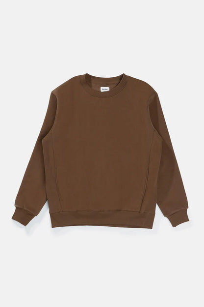 Classic Fleece Crew - Chocolate