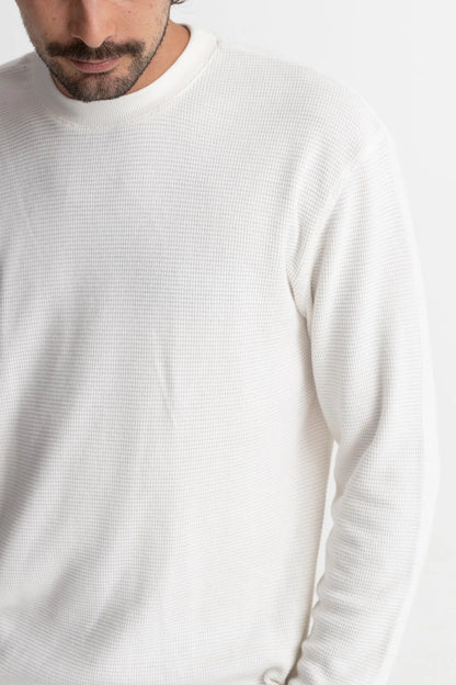 Classic Waffle Knit - Vintage White