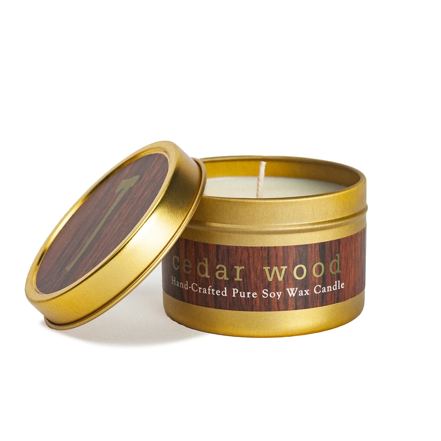 Cedar Wood Candle 4 oz Tin