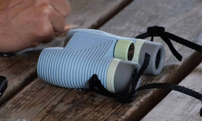 Standard Issue 10x25 Waterproof Binoculars - Celeste Blue