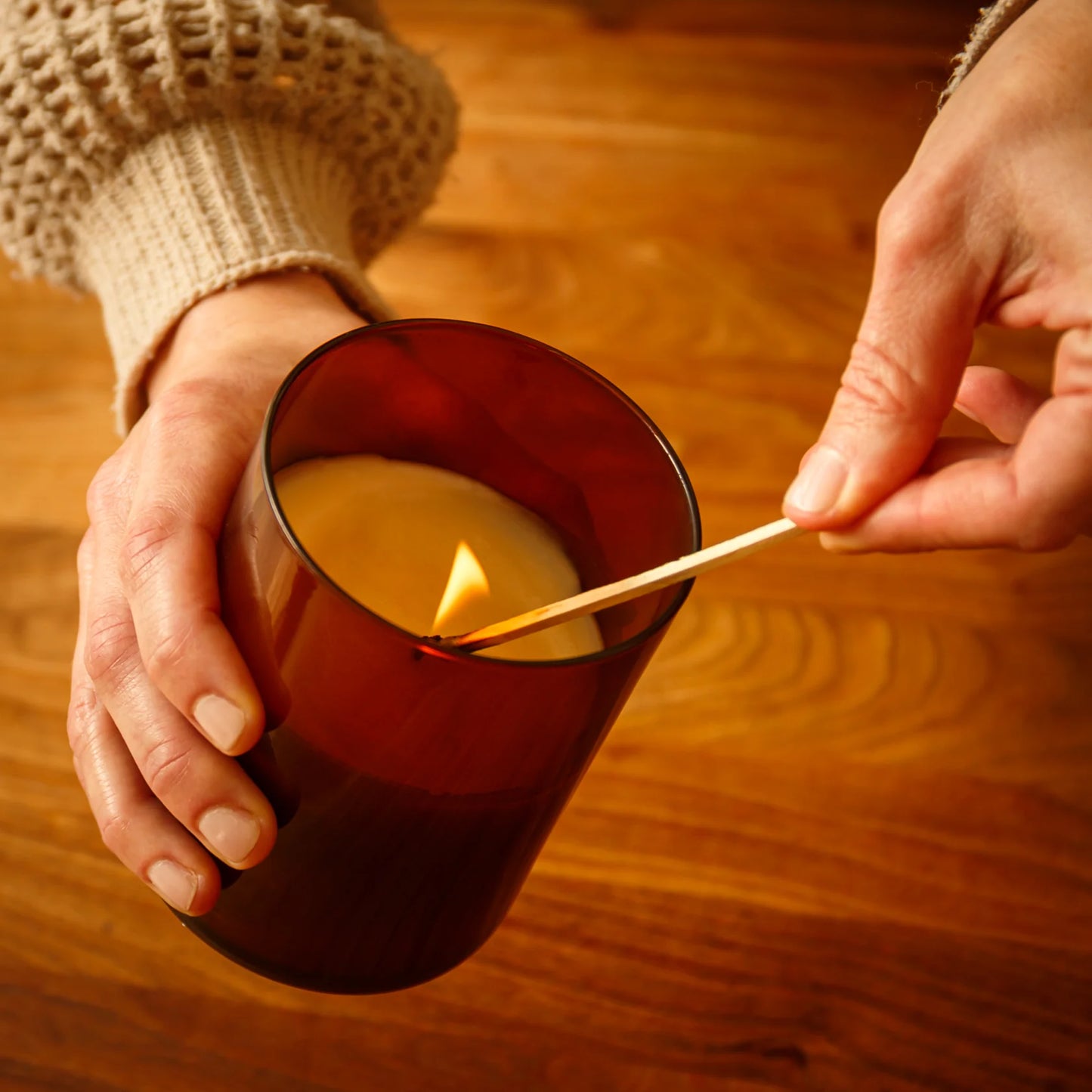 Woodblock 15oz Candle - Bourbon 1792