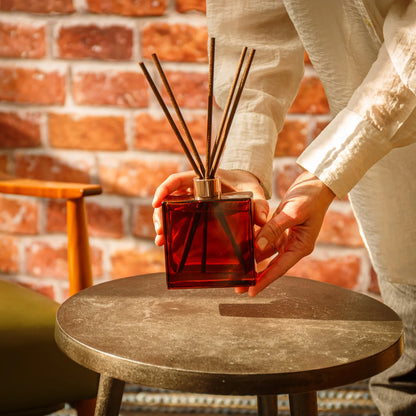 Woodblock Reed Diffuser - Golden Hour