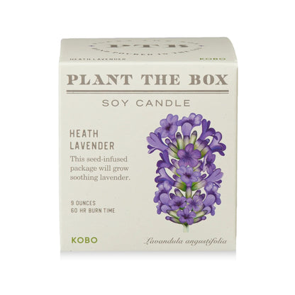 Plant The Box Candle - Heath Lavender