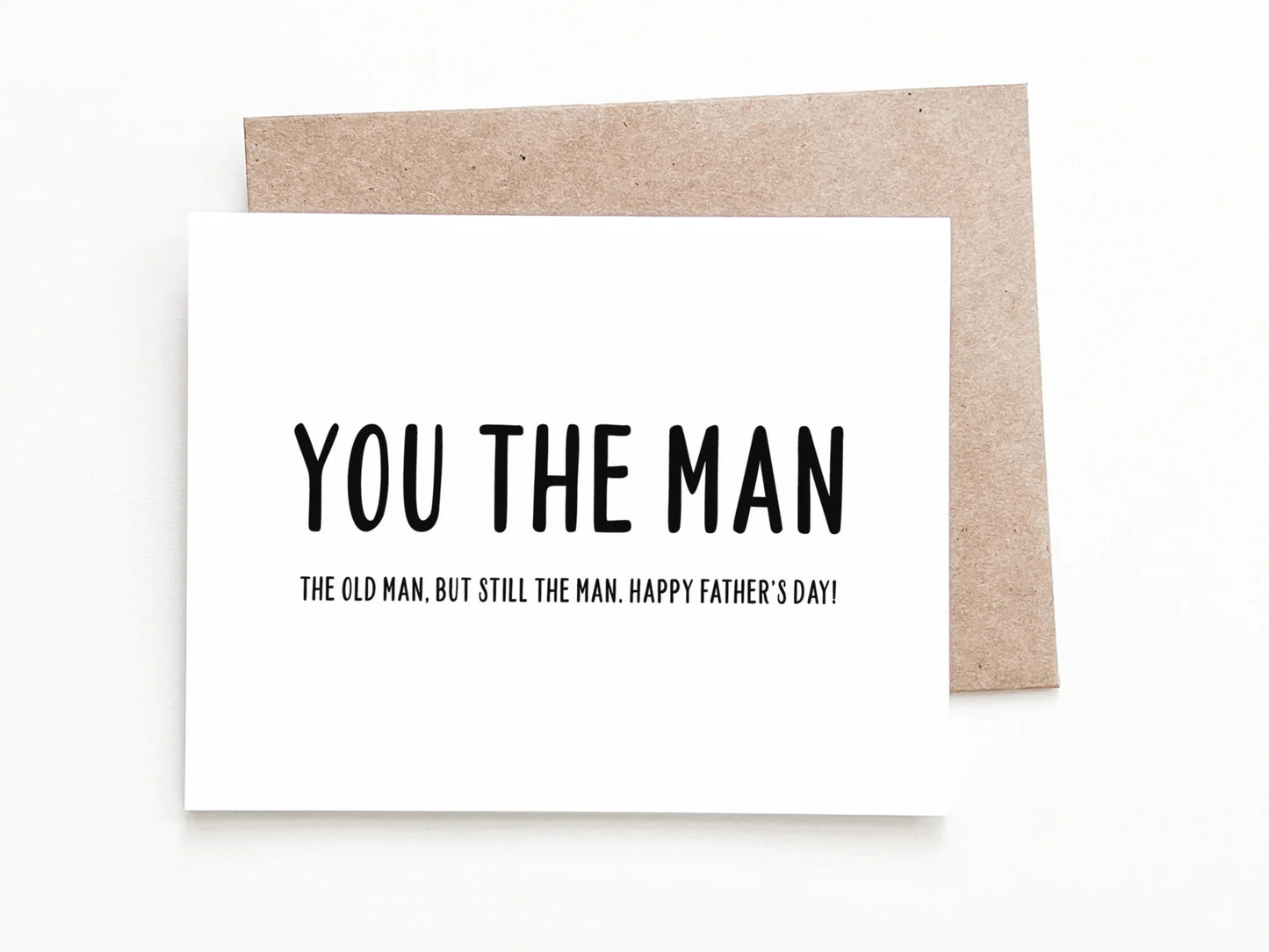 Old Man Father's Day Card