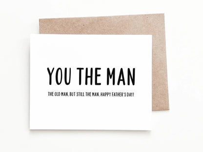 Old Man Father's Day Card