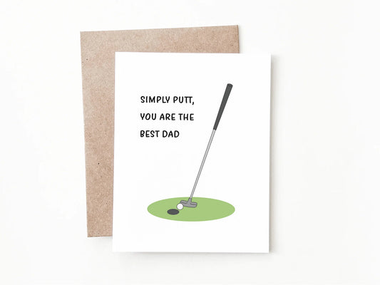 Golf Father's Day Card