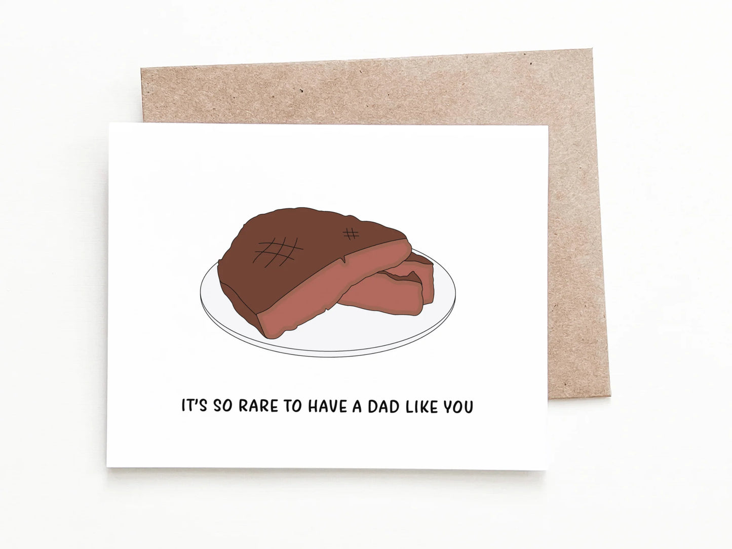 Steak Father's Day Card Blue Seven Steak Father's Day Card Blue Seven