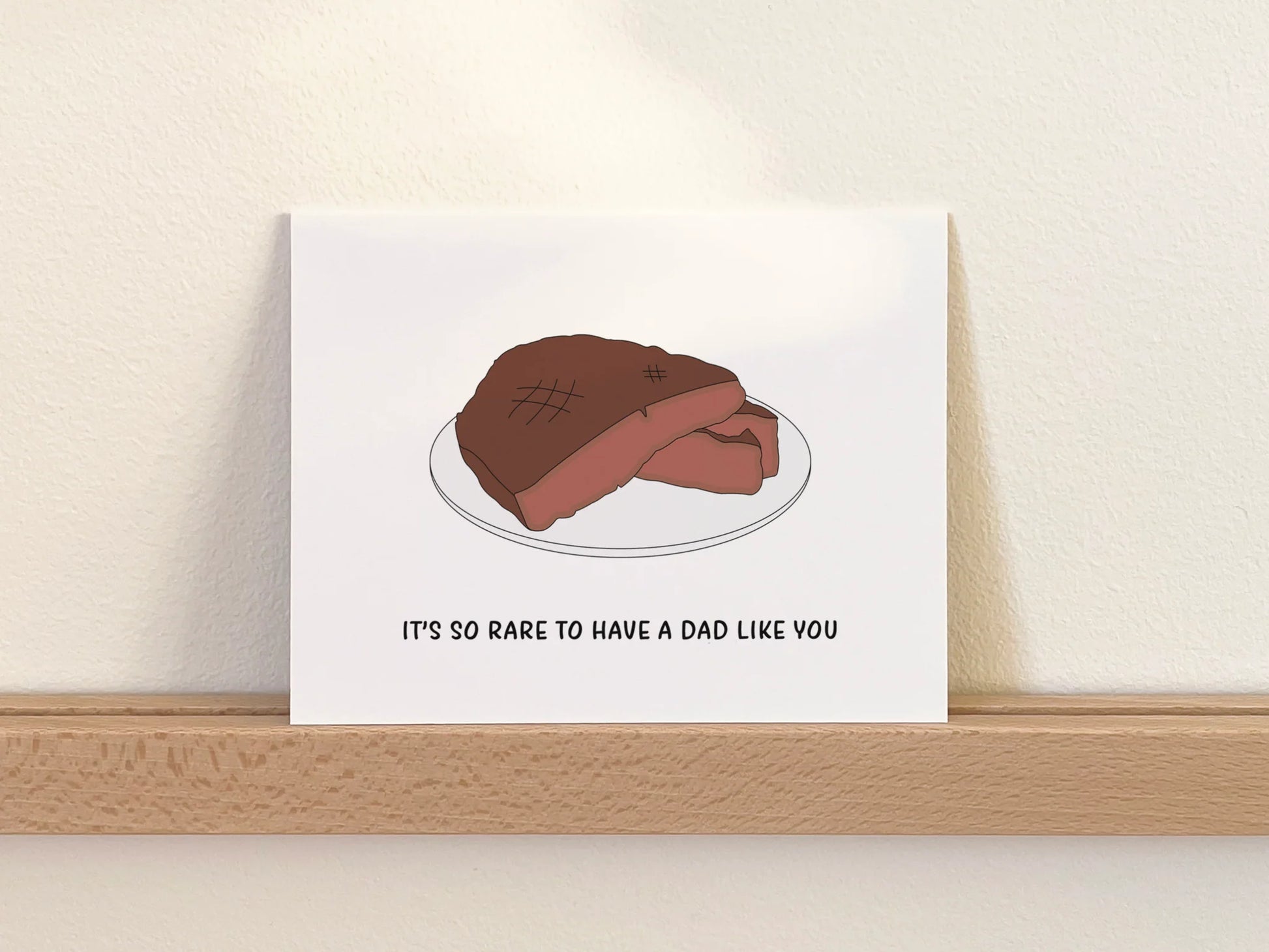 Steak Father's Day Card Steak Father's Day Card