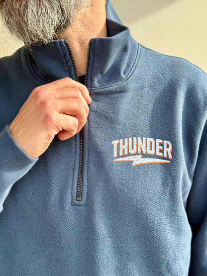 Thunder Bolt Hampton 1/2 Zip - Indigo