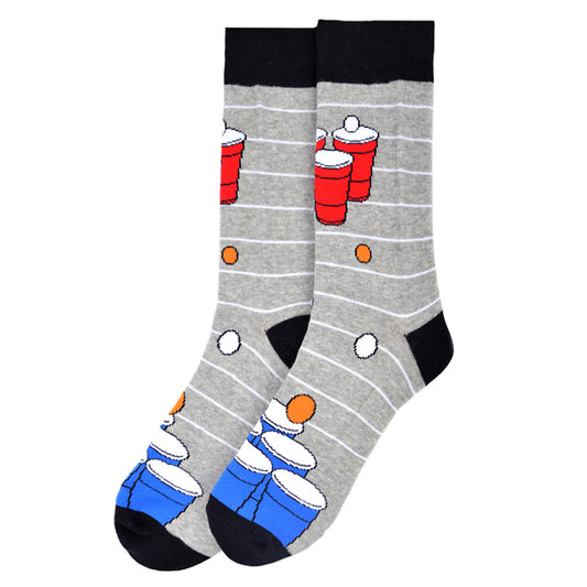 Beer Pong Socks - Grey