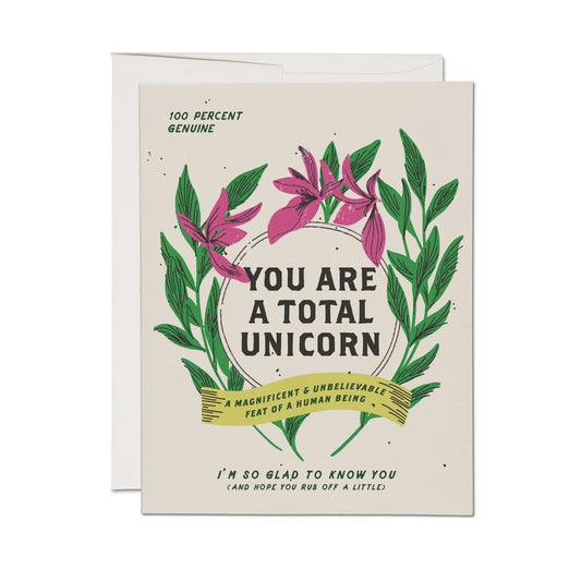 Total Unicorn Greeting Card