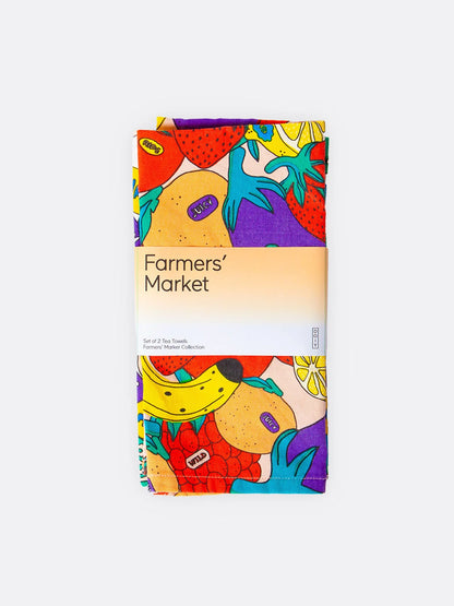 Farmer's Market Tea Towels
