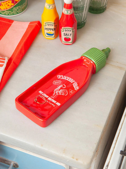 Corner Shop Trinket Tray Sriracha