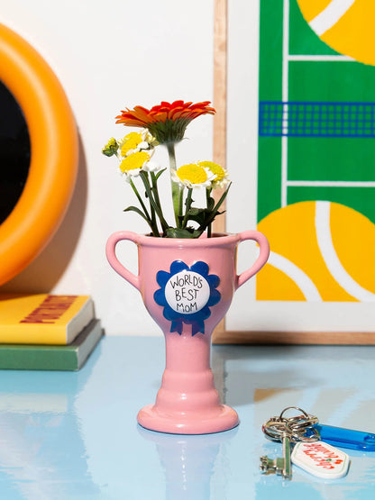Trophy Vase - World's Best Mom