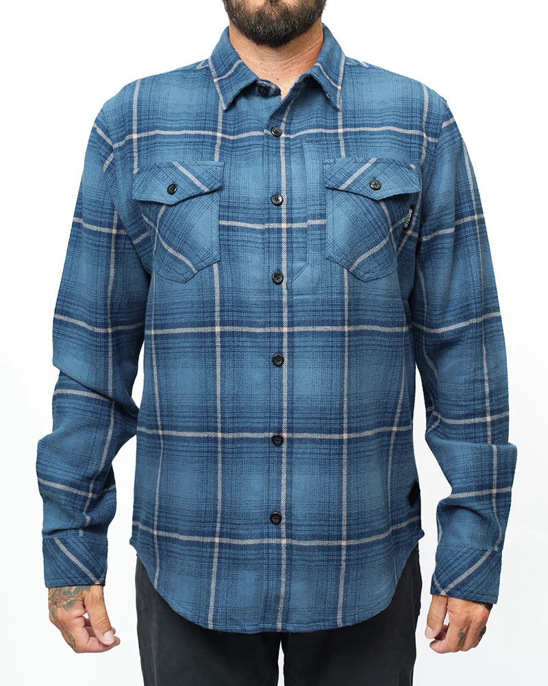 Destroyer Flannel - Pale Blue