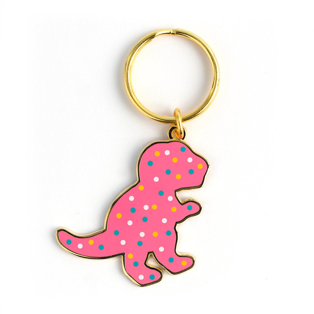 Dino Cookie Keychain