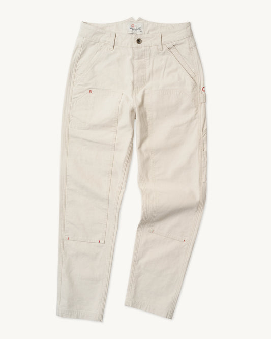 Dungaree Pant in Craft Canvas