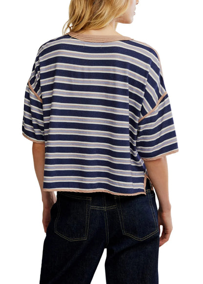 Clean Rugby Tee - Navy Combo