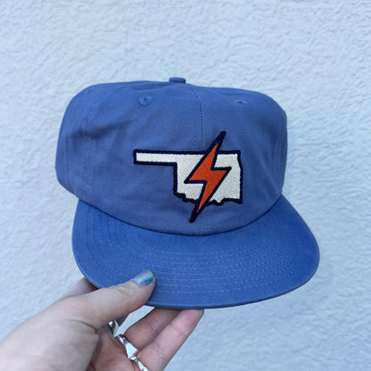 Oklahoma Bolt Hat - Blue