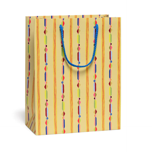 Geometric Stripe Gift Bag Large