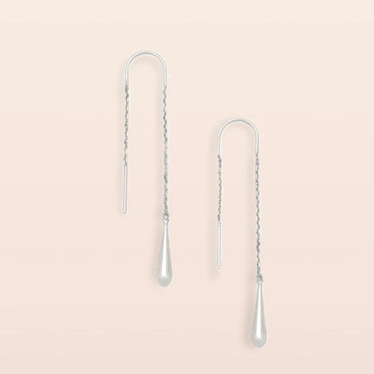 Teardrop Threader/Sterling Silver
