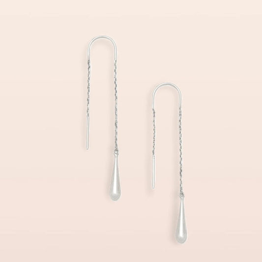 Teardrop Threader/Sterling Silver