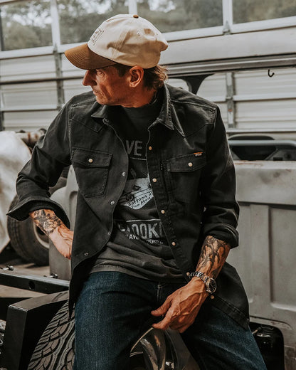 Earl Denim Shirt - Vintage Black