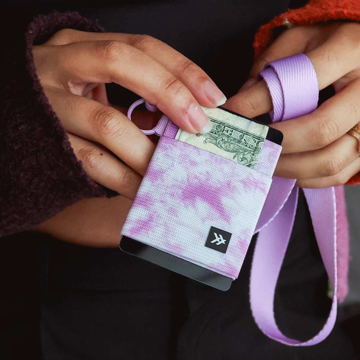 Haze Lavender Elastic Wallet