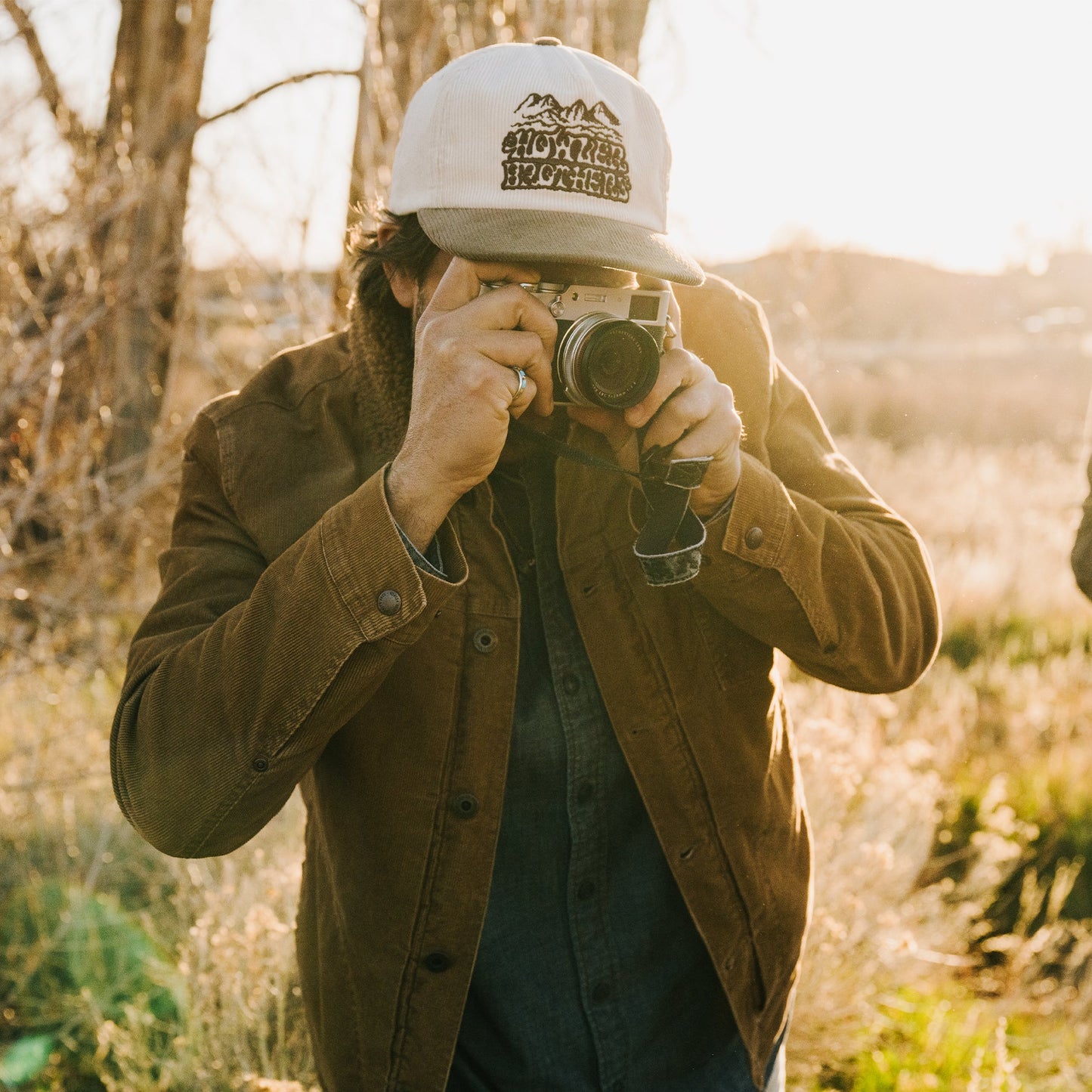 Unstructured Snapback - Misty Mountain - Tan Cord