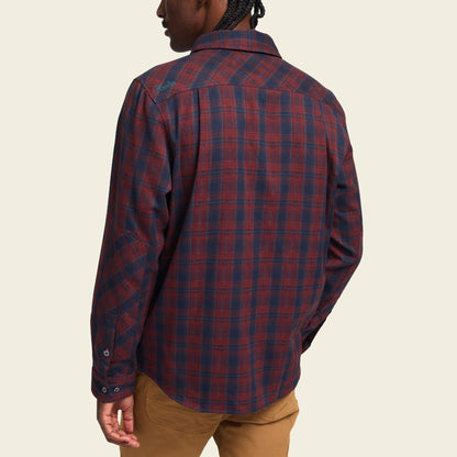 Harker's Flannel - Barrett Plaid : Burgundy