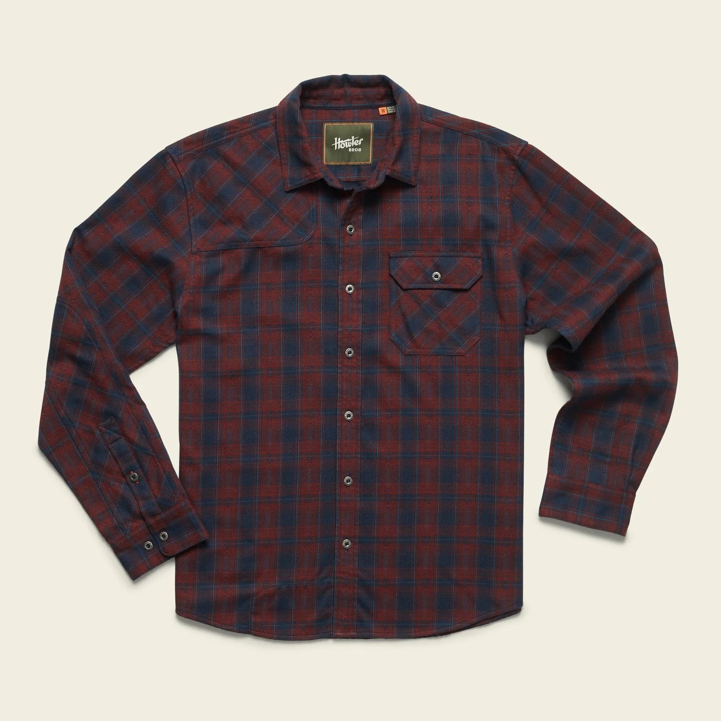 Harker's Flannel - Barrett Plaid : Burgundy