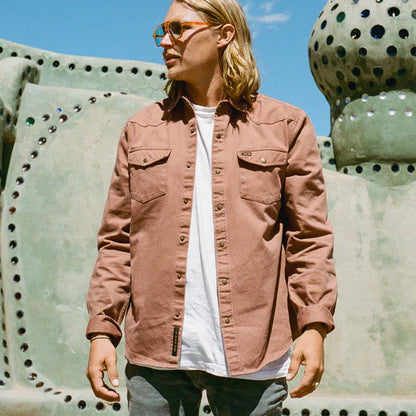 Sawhorse Work Shirt - Mink Brown