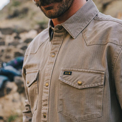 Sawhorse Work Shirt - Taupe