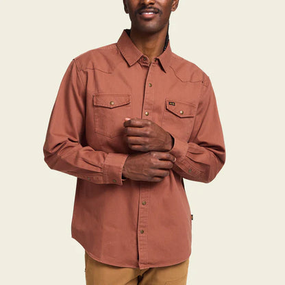 Sawhorse Work Shirt - Mink Brown