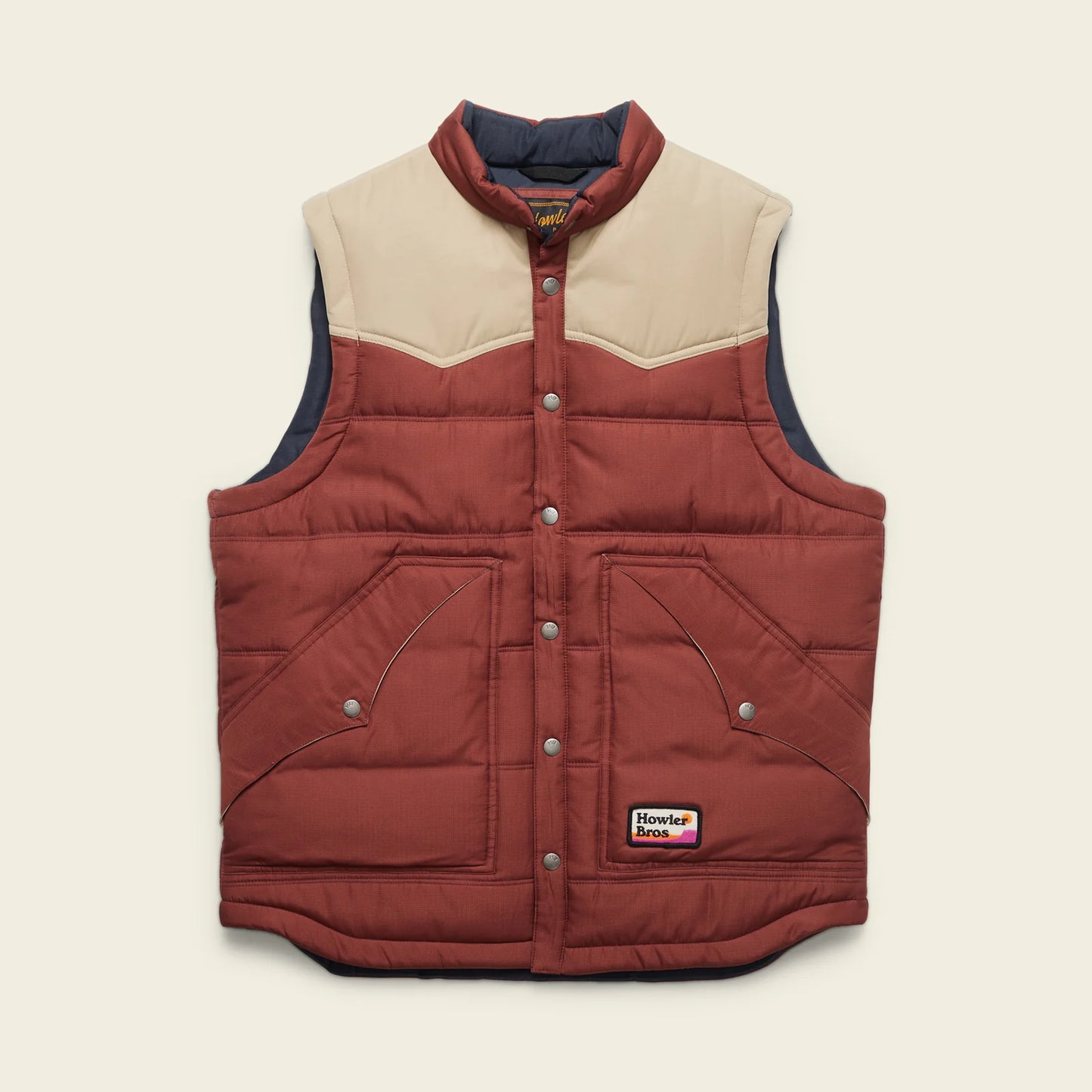 Rounder Vest -Terracotta/Putty