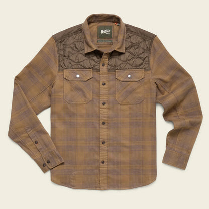 Quintana Quilted Flannel - Big Barrett Plaid : Swamp