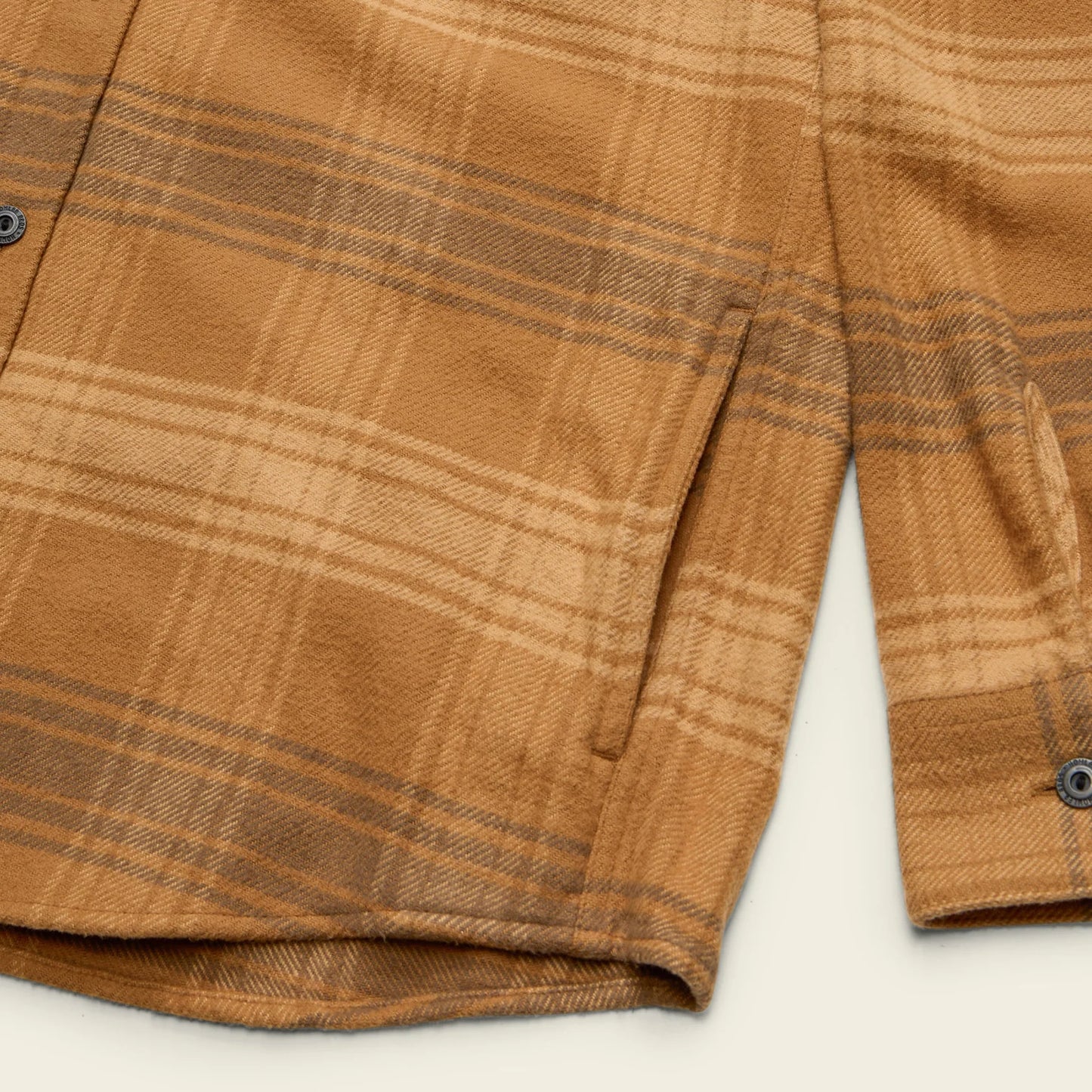 Salvo Hooded Blanket Flannel - Mesa Plaid : Duck Brown