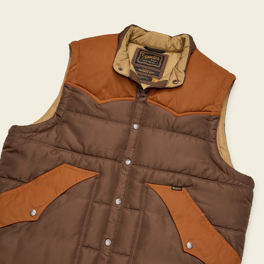 Rounder Vest - Mahogany / Rust