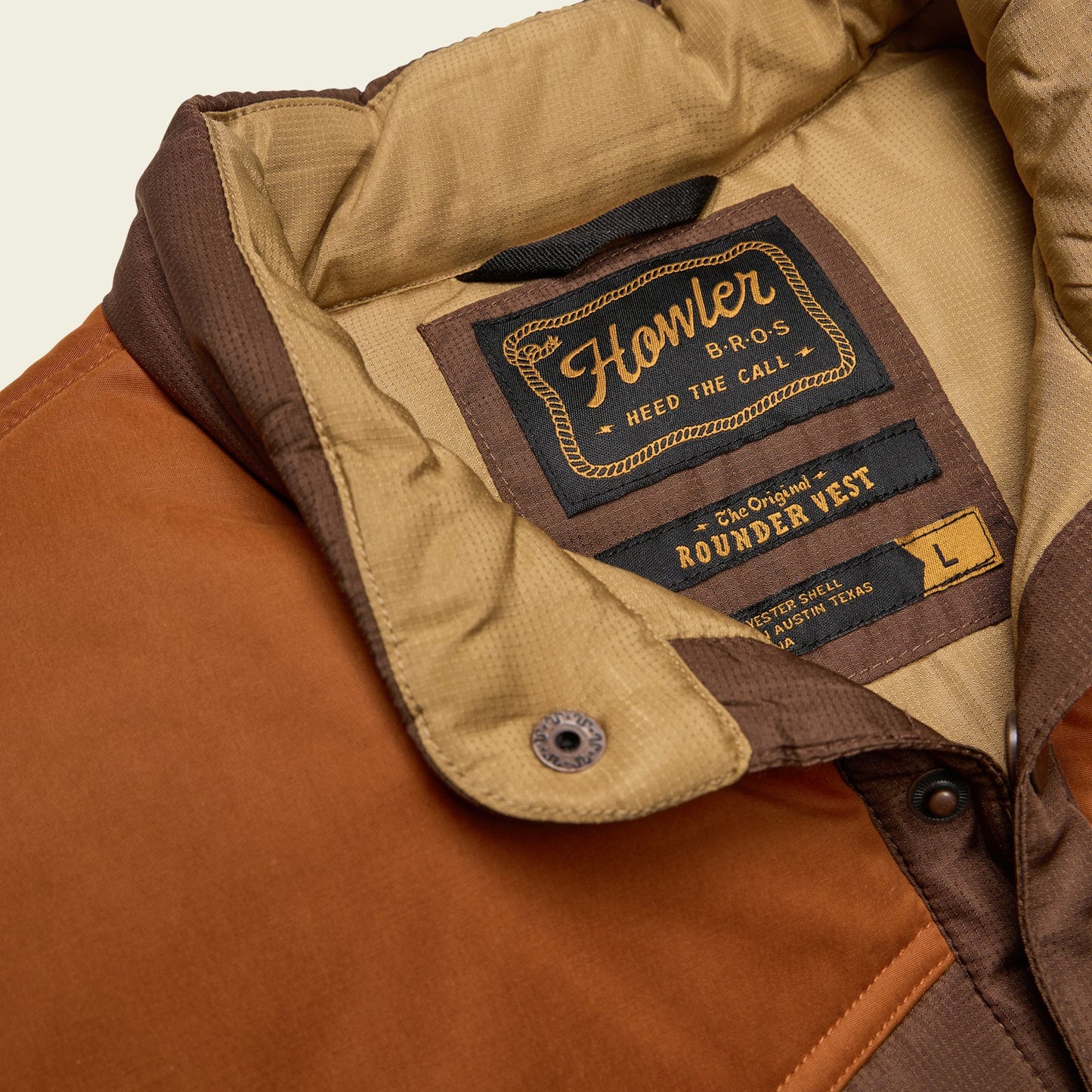 Rounder Vest - Mahogany / Rust