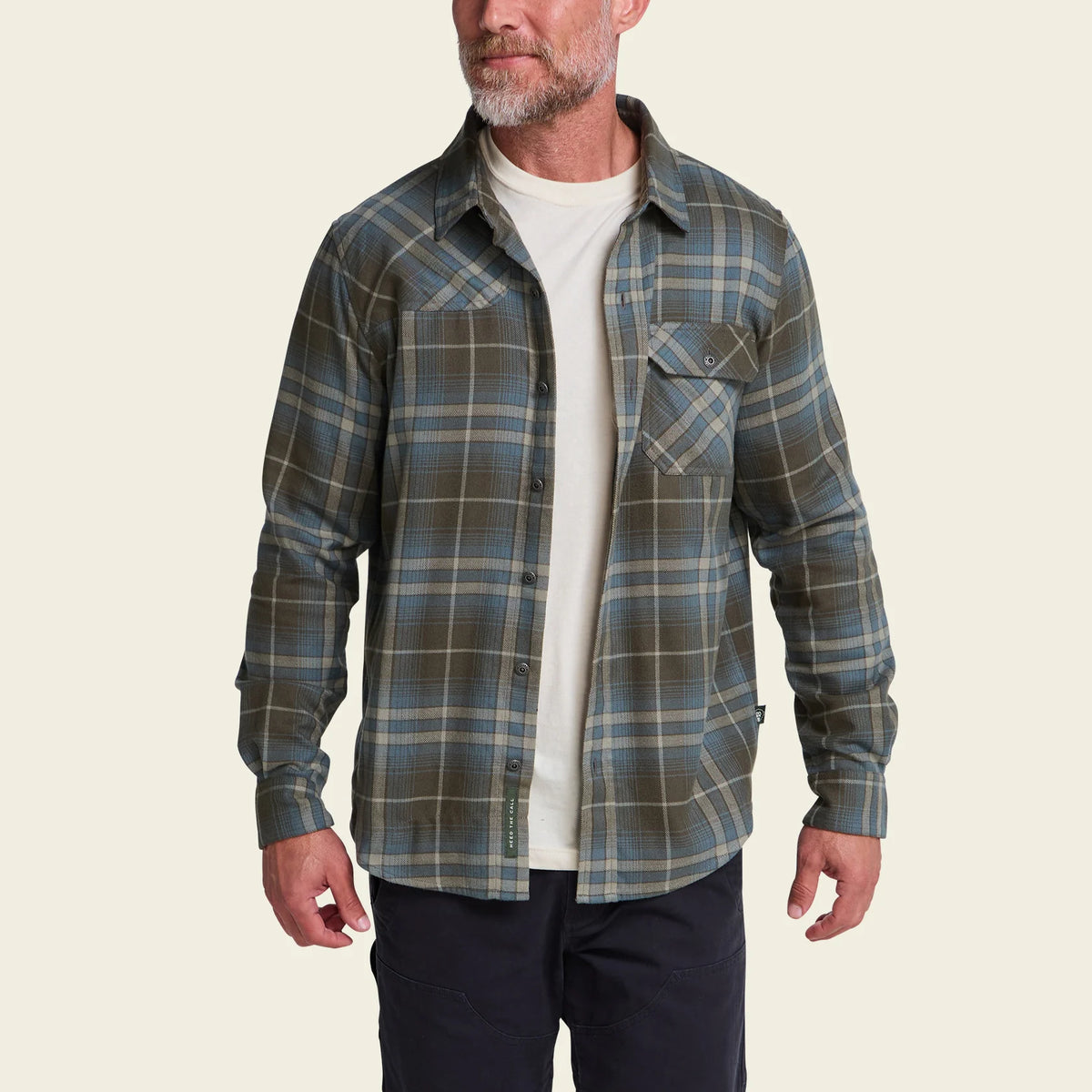 Harker’s Flannel - Kempton Plaid : Beluga