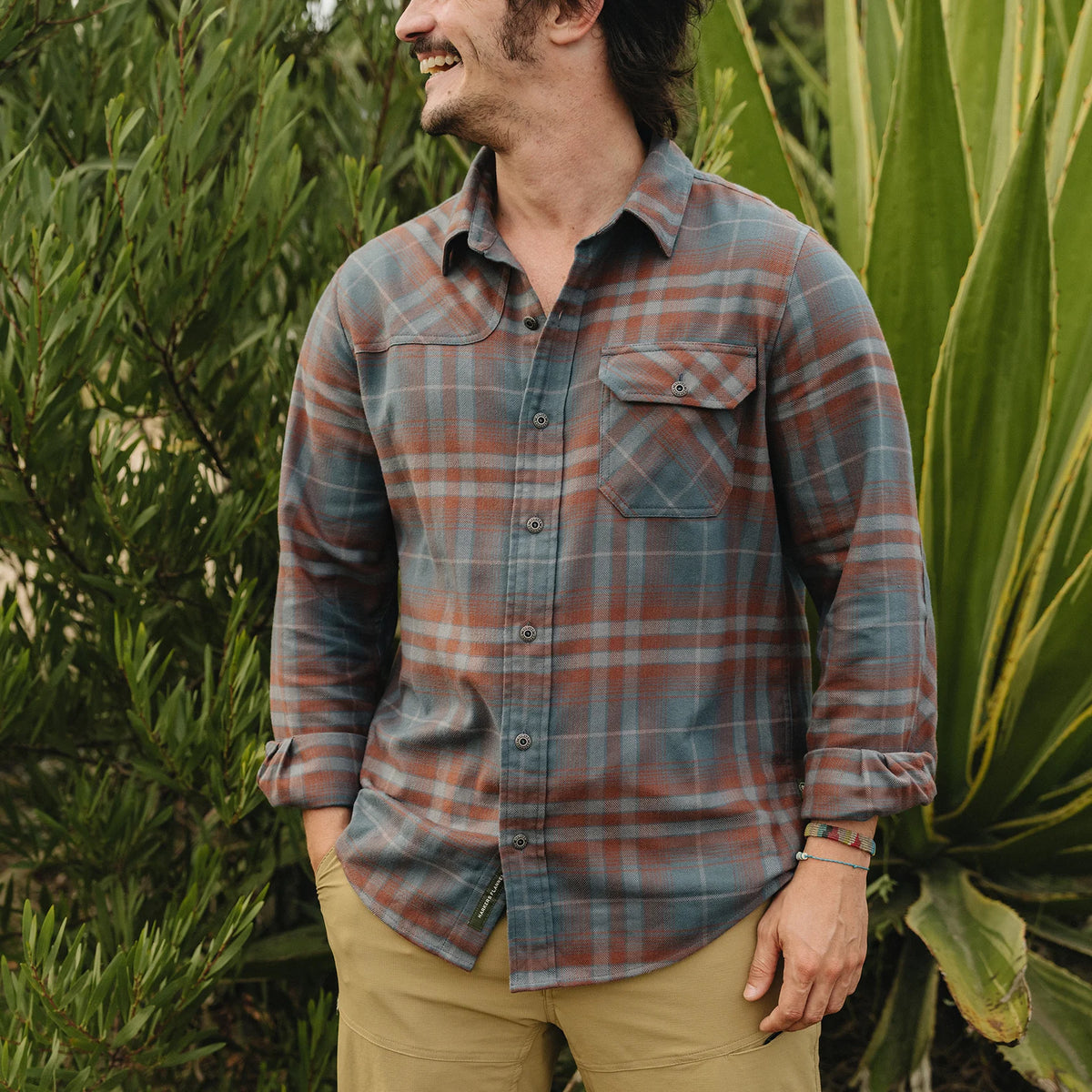 Harker’s Flannel - Kempton Plaid : Dark Slate