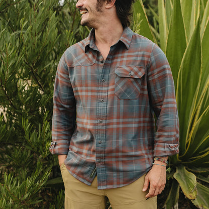 Harker’s Flannel - Kempton Plaid : Dark Slate