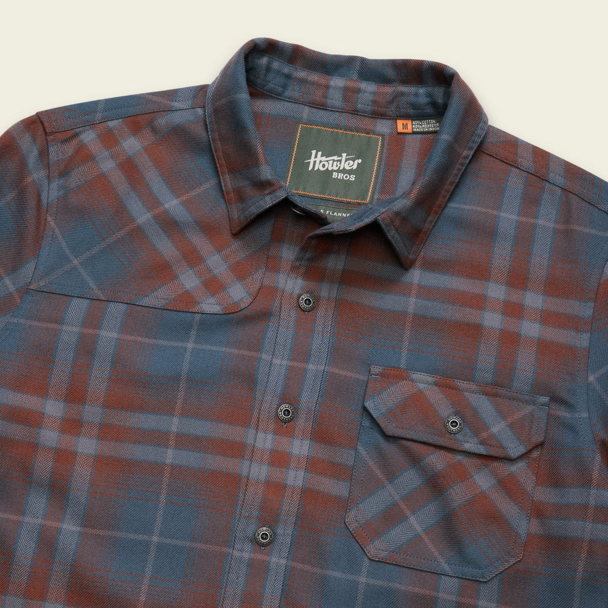 Harker’s Flannel - Kempton Plaid : Dark Slate